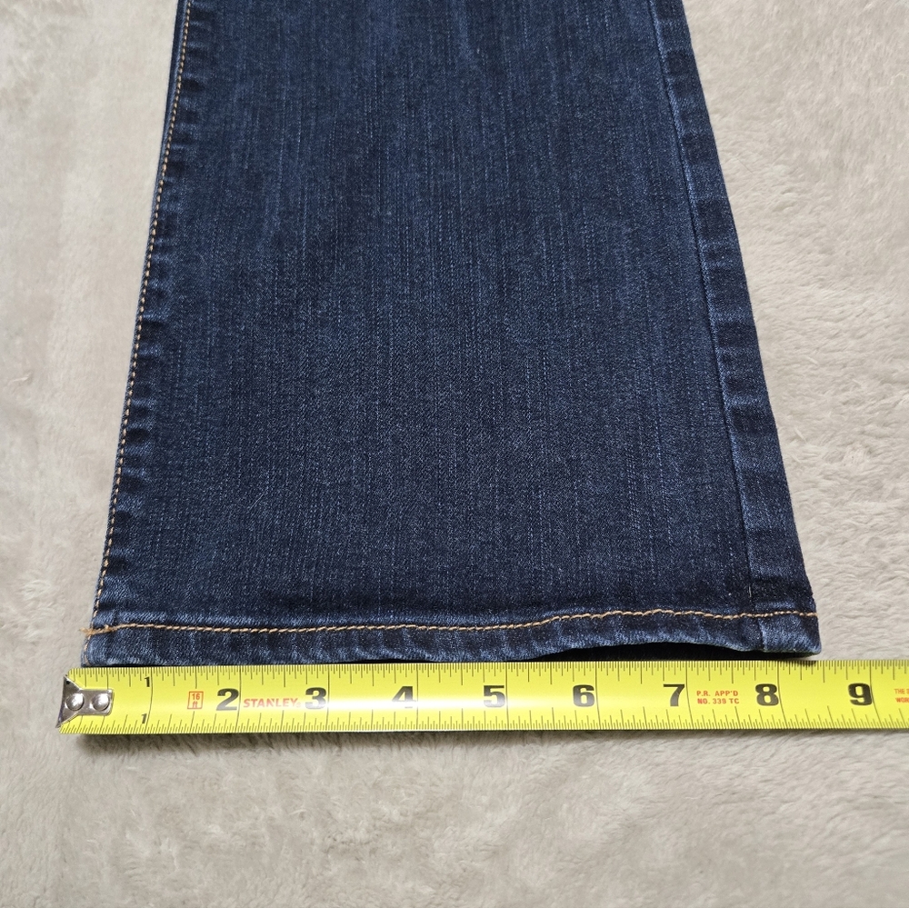 American Eagle Kick Boot Jeans Womens Size 4 Long (28x32) Dark Wash  Stretch - Picture 9 of 10